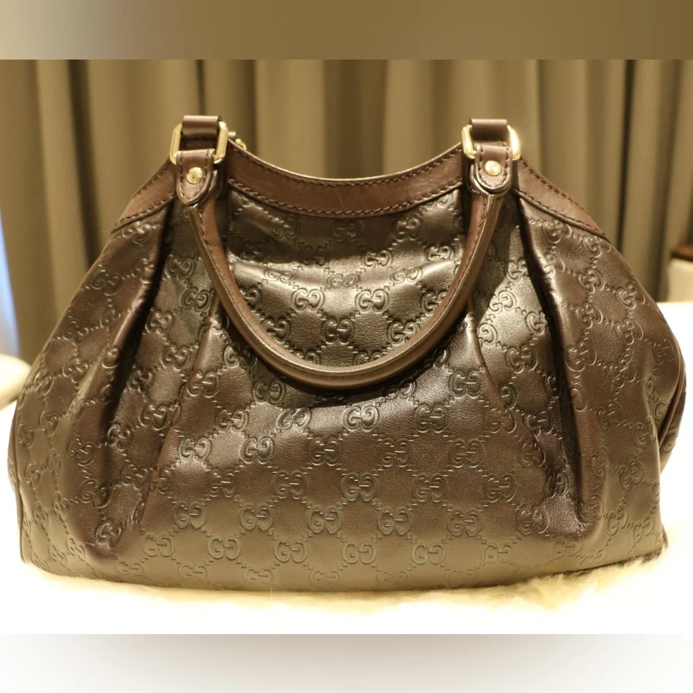 Gucci Brown Leather Sukey Hobo Bag - Picture 5 of 14